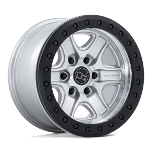 Black Rhino – BR200 ECHO TRAIL LOCK BEADLOCK – Silver – 18″x9″ 12mm – Summer Wheels – BR200SD18906312